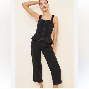 We The Free Black Denim overalls Apparel🌟